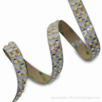 Flexible LED Strip with 24V DC Voltage and 2-line High Brightness SMD LEDs on a 16mm Wide FPC Board